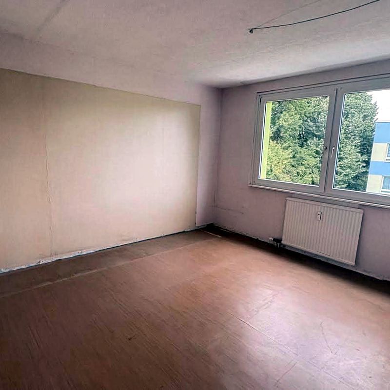 Leeres Schlafzimmer nach der Räumung